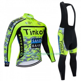 Combinaison Cycliste M/L + Collant à Bretelles 2020 Tinkoff N001